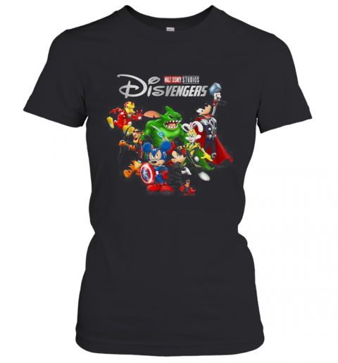 Walt Disney Studios Cartoon Lovers Endgame Disvengers T-Shirt Classic Women's T-shirt