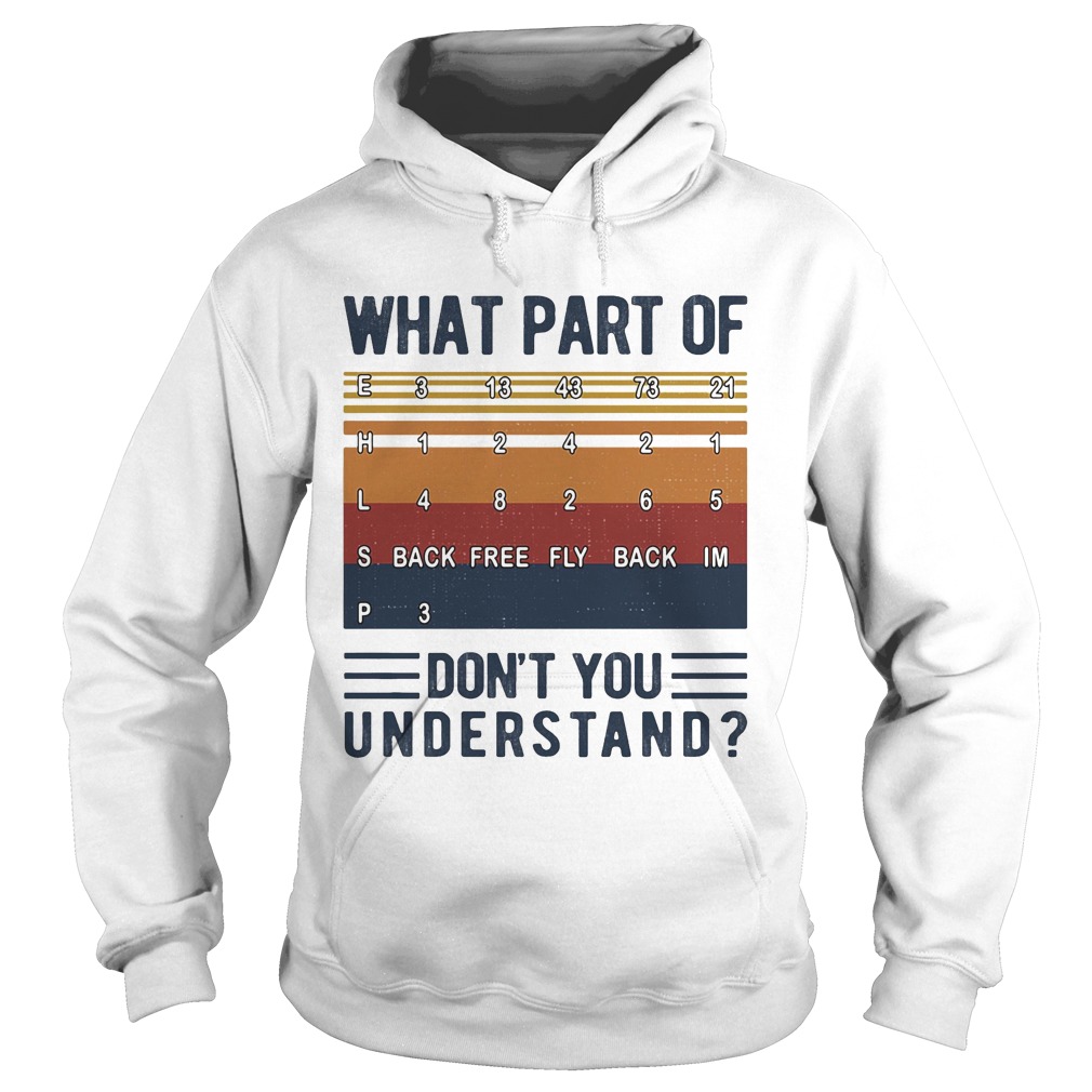 What part of dont you understand back free fly back im Hoodie