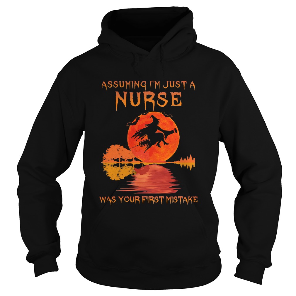 Witch assuming Im just a nurse was your first mistake moon blood Hoodie