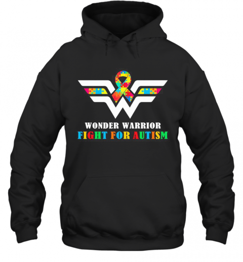 Wonder Warrior Fight For Autism T-Shirt Unisex Hoodie