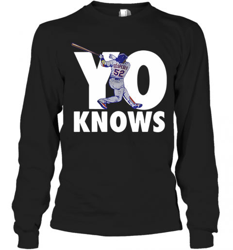 Yoenis Cespedes Yo Knows T-Shirt Long Sleeved T-shirt 
