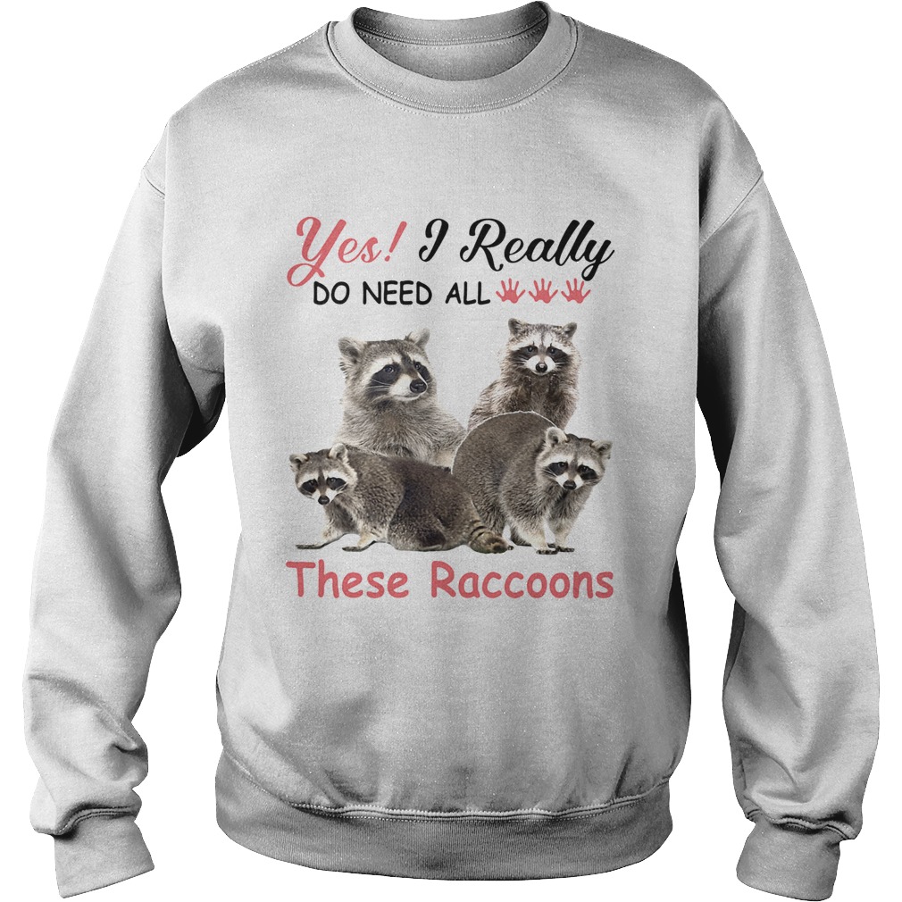 es I really do need all These Raccoons Sweatshirt