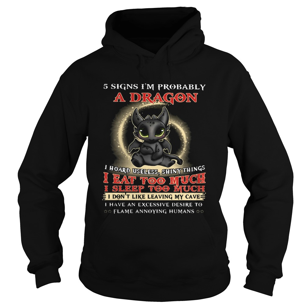 5 Signs Im Probably A Dragon Toothless Hoodie