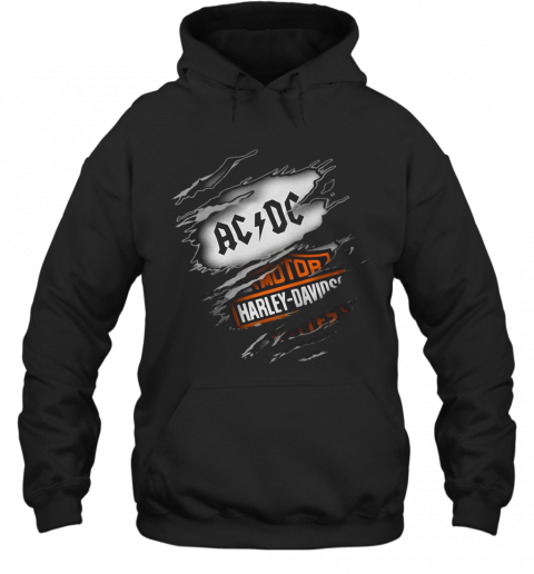 AC DC Inside Me Motor Harley Davidson T-Shirt Unisex Hoodie