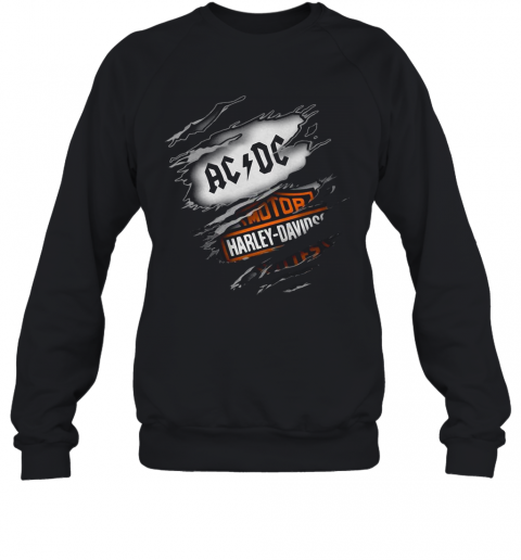 AC DC Inside Me Motor Harley Davidson T-Shirt Unisex Sweatshirt