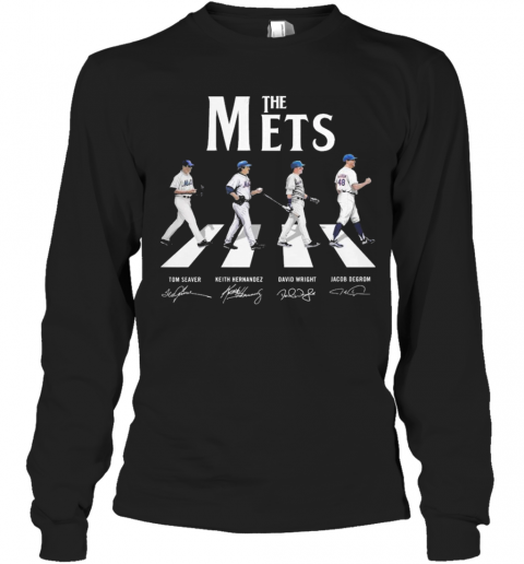 Abbey Road The Mets Signature T-Shirt Long Sleeved T-shirt 