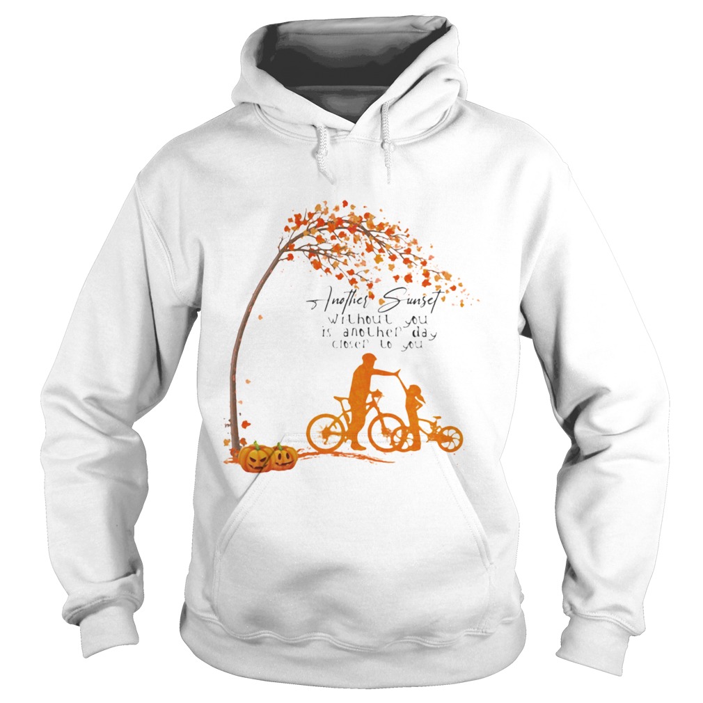 Another sunset without you is another day closer to you leaves tree Hoodie