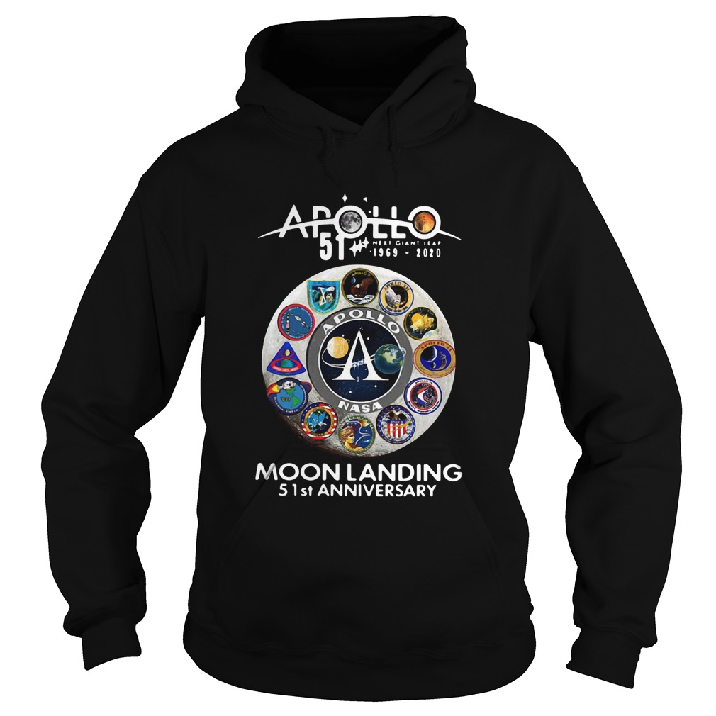 Apollo 51 19692020 Moon Landing 51st Anniversary Hoodie