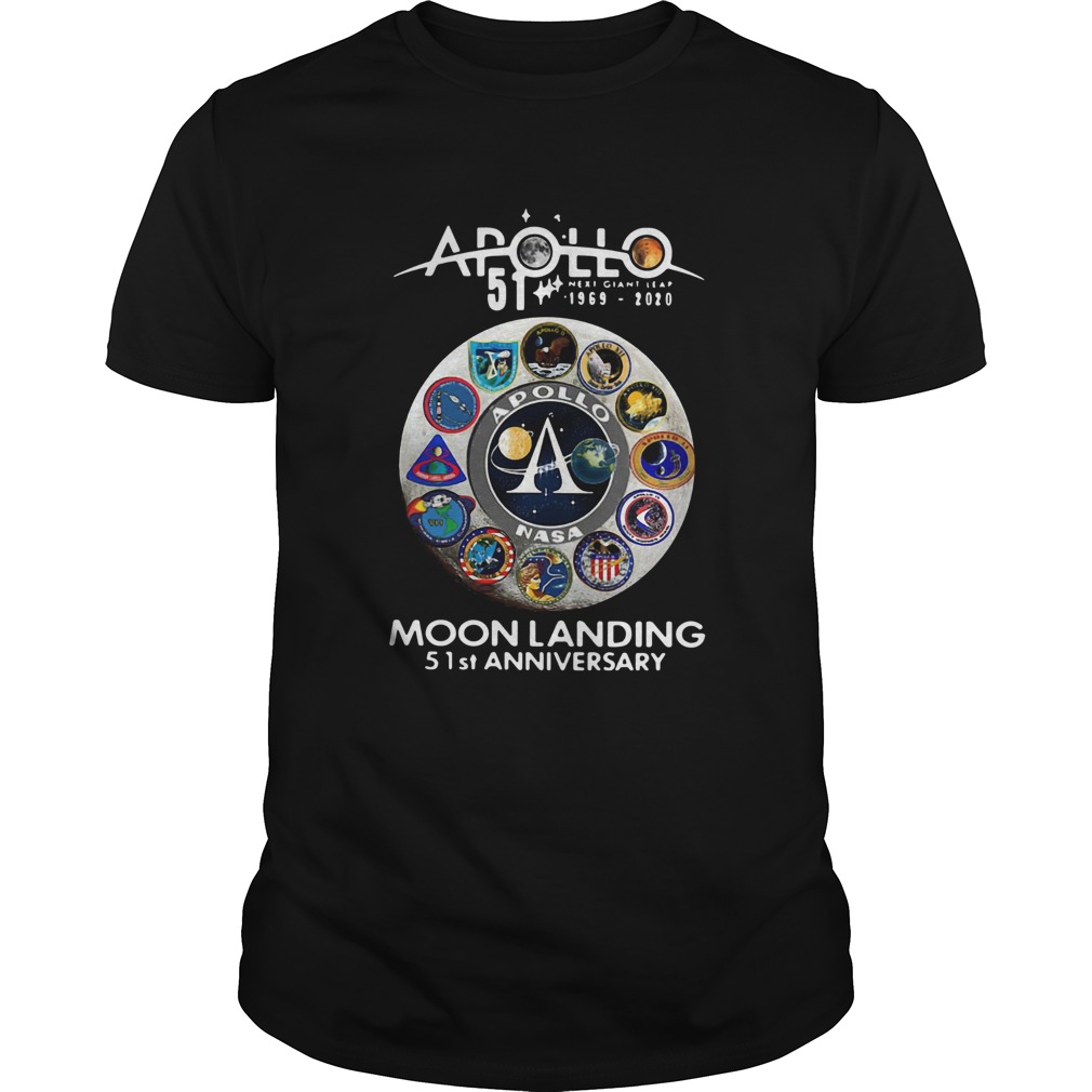 Apollo 51 19692020 Moon Landing 51st Anniversary shirt