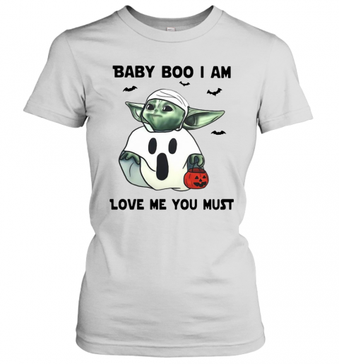 Baby Yoda Baby Boo I Am Love Me You Must T-Shirt Classic Women's T-shirt