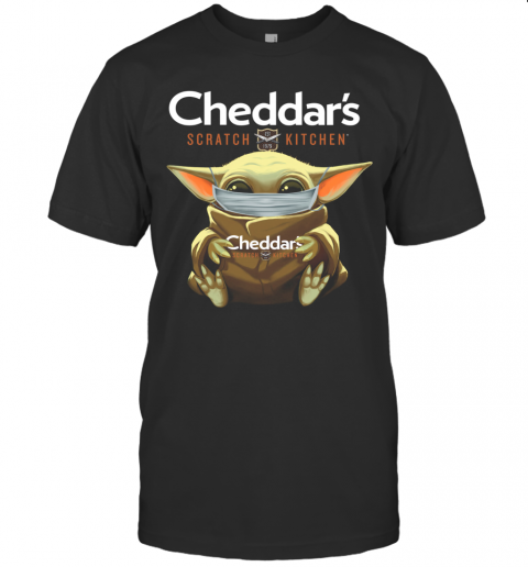 Baby Yoda Face Mask Cheddar'S Scratch Kitchen T-Shirt