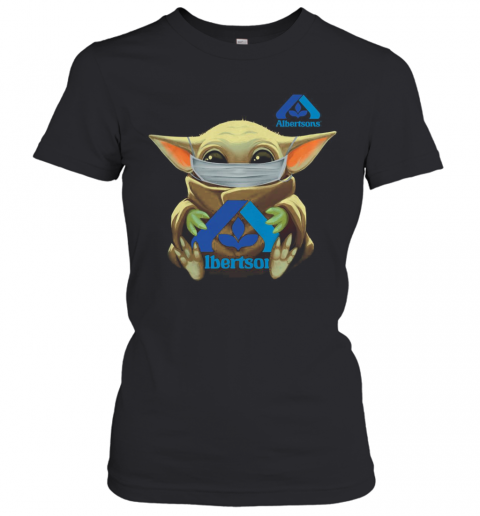 Baby Yoda Face Mask Hug Albertsons T-Shirt Classic Women's T-shirt