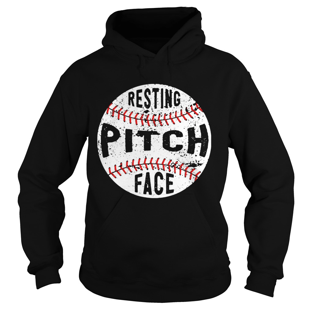 Baseball Resting pitch face Hoodie