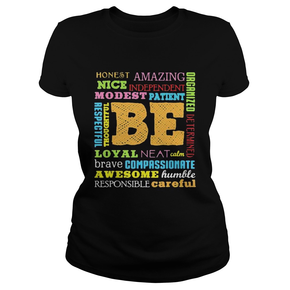 Be Awesome Word Cloud Growth Mindset Teacher Power of Yet Classic Ladies