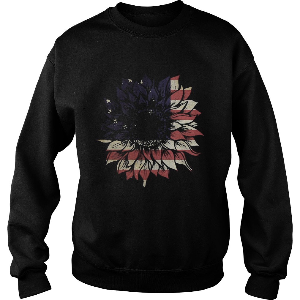 Betsy Ross Sunflower Flag Sweatshirt
