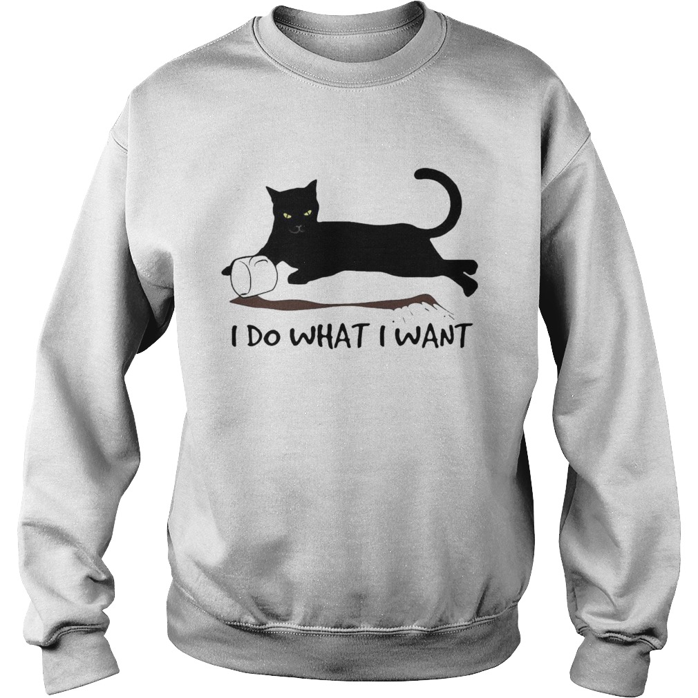 Black Cat Coffee I Do What I Want Sweatshirt