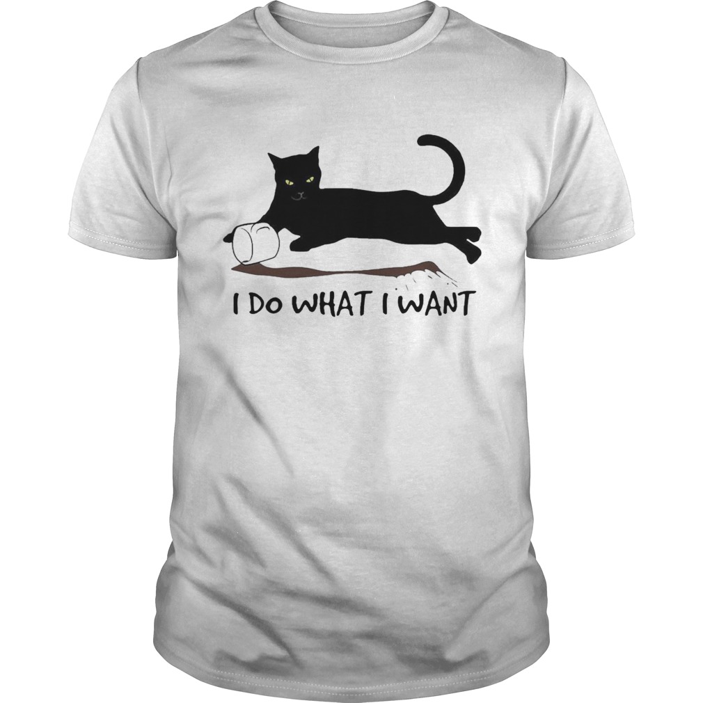 Black Cat Coffee I Do What I Want shirt