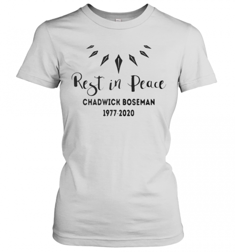 Black Panther Rest In Peace Rip Chadwick 1977 2020 T-Shirt Classic Women's T-shirt