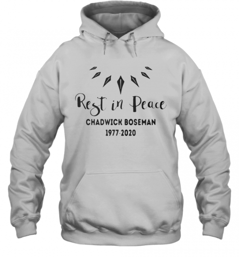 Black Panther Rest In Peace Rip Chadwick 1977 2020 T-Shirt Unisex Hoodie