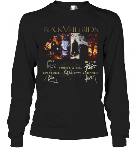 Black Veil Brides Signature T-Shirt Long Sleeved T-shirt 