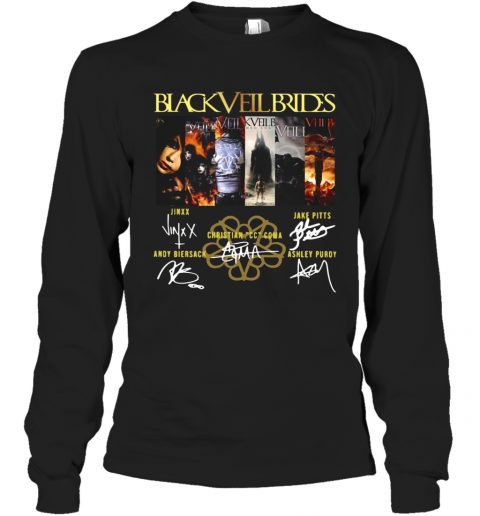 Black Veilbrides Signatures T-Shirt Long Sleeved T-shirt 