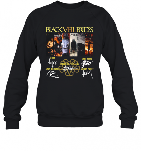 Black Veilbrides Signatures T-Shirt Unisex Sweatshirt