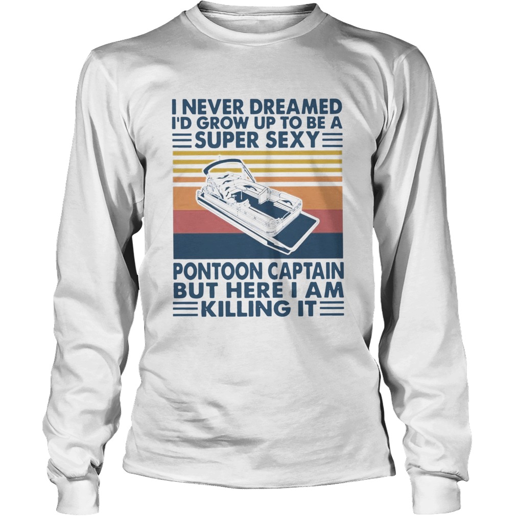 Boating I Never Dreamed Captain Vintage Long Sleeve