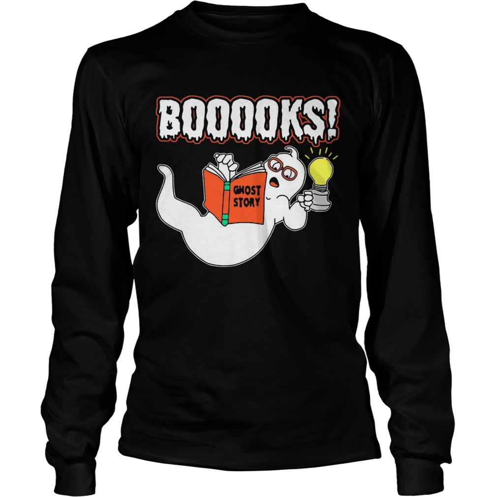 Booooks Ghost Story Halloween Long Sleeve
