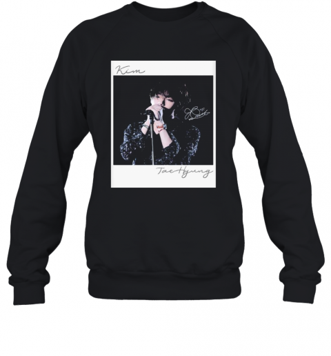 Bts Band Kim Taehyung Signature T-Shirt Unisex Sweatshirt