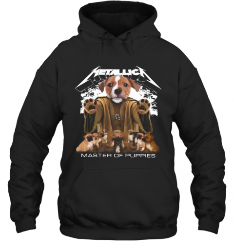Bull Terrier Metallica Master Of Puppies T-Shirt Unisex Hoodie