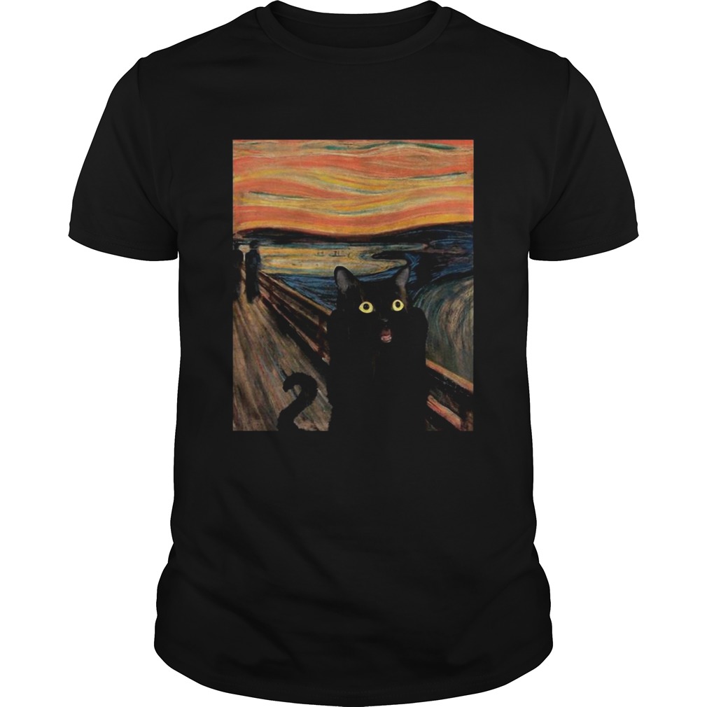 Cat Expressionism Painting shirt