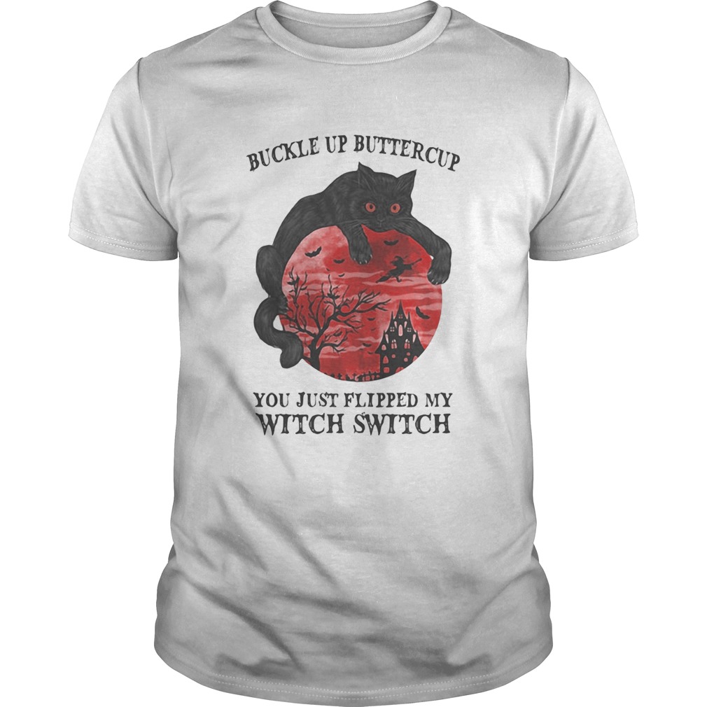 Cat buckle up buttercup you just flipped my witch switch sunset Unisex