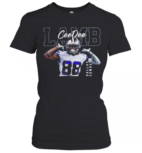 Ceedee Lamb Dallas Cowboys 88 Football T-Shirt Classic Women's T-shirt