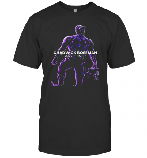 Chadwick Boseman R.I.P To The Black Panther Wakanda Forever T-Shirt