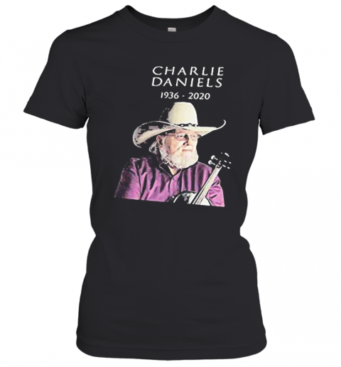 Charlie Daniels Playing Guitar 1936 2020 T-Shirt Classic Women's T-shirt