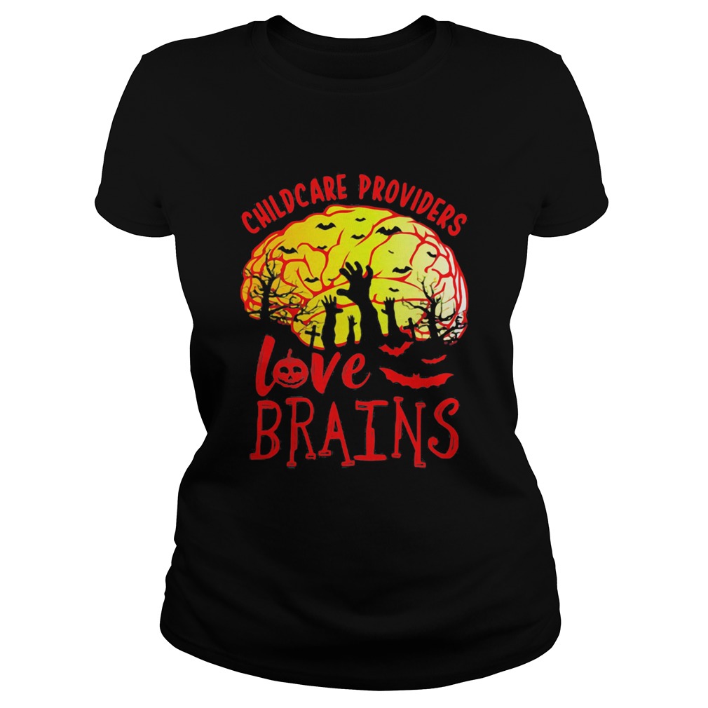 Childcare Providers Love Brains Classic Ladies