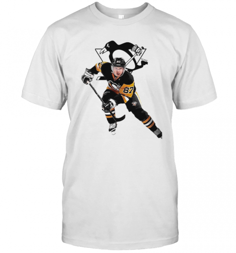 Crosby 87 Pittsburgh Penguins Hockey Team T-Shirt
