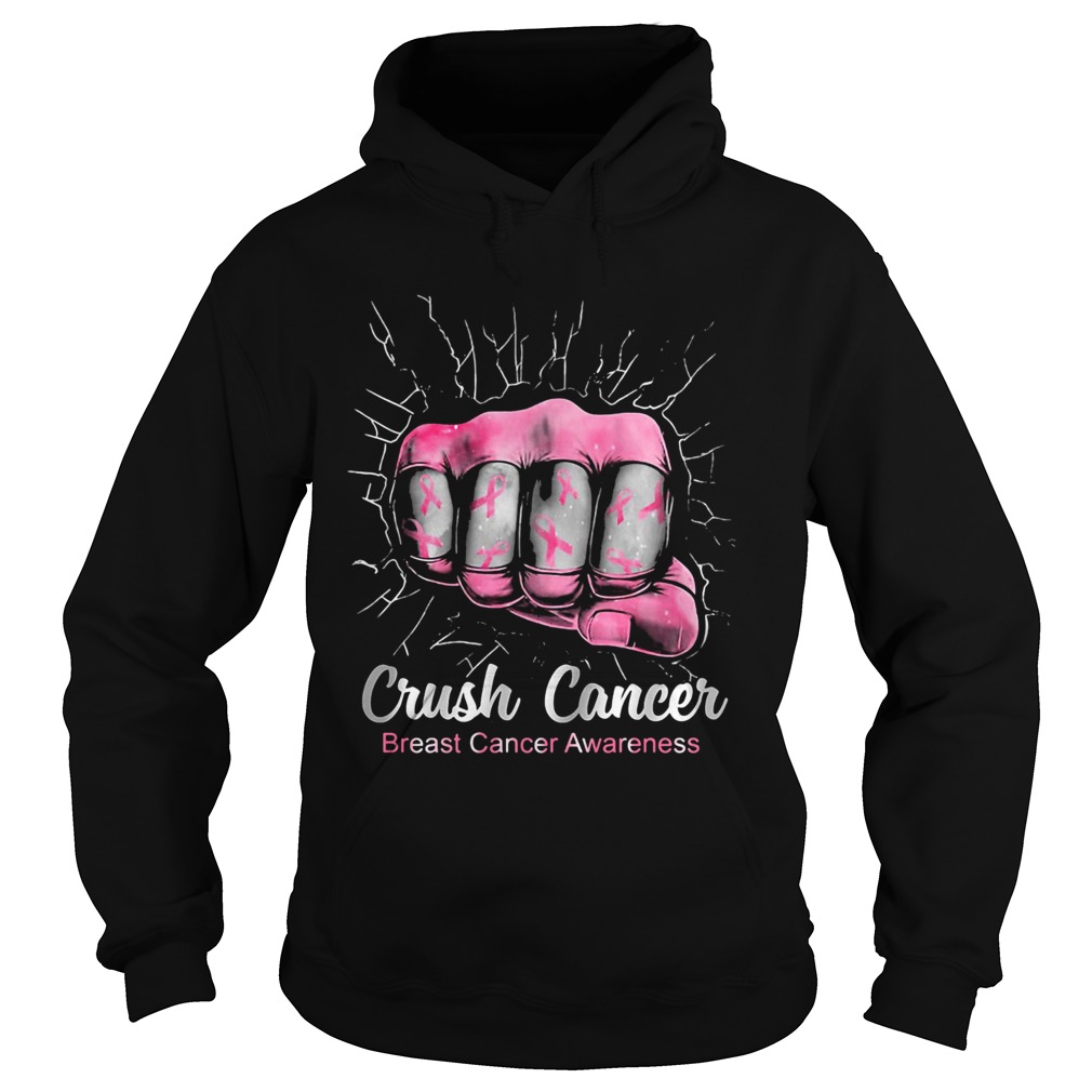 Crush cancer breast cancer awareness Hoodie