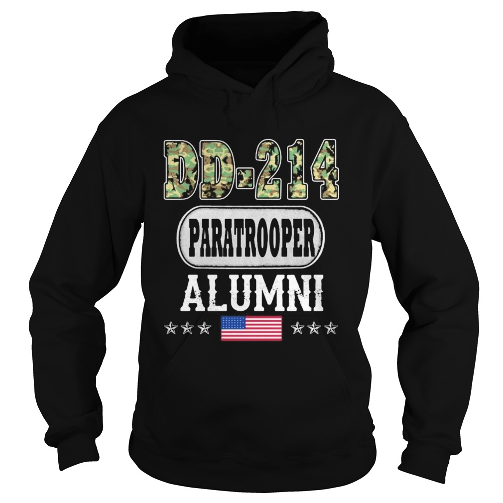 DD214 paratrooper alumni American flag Hoodie