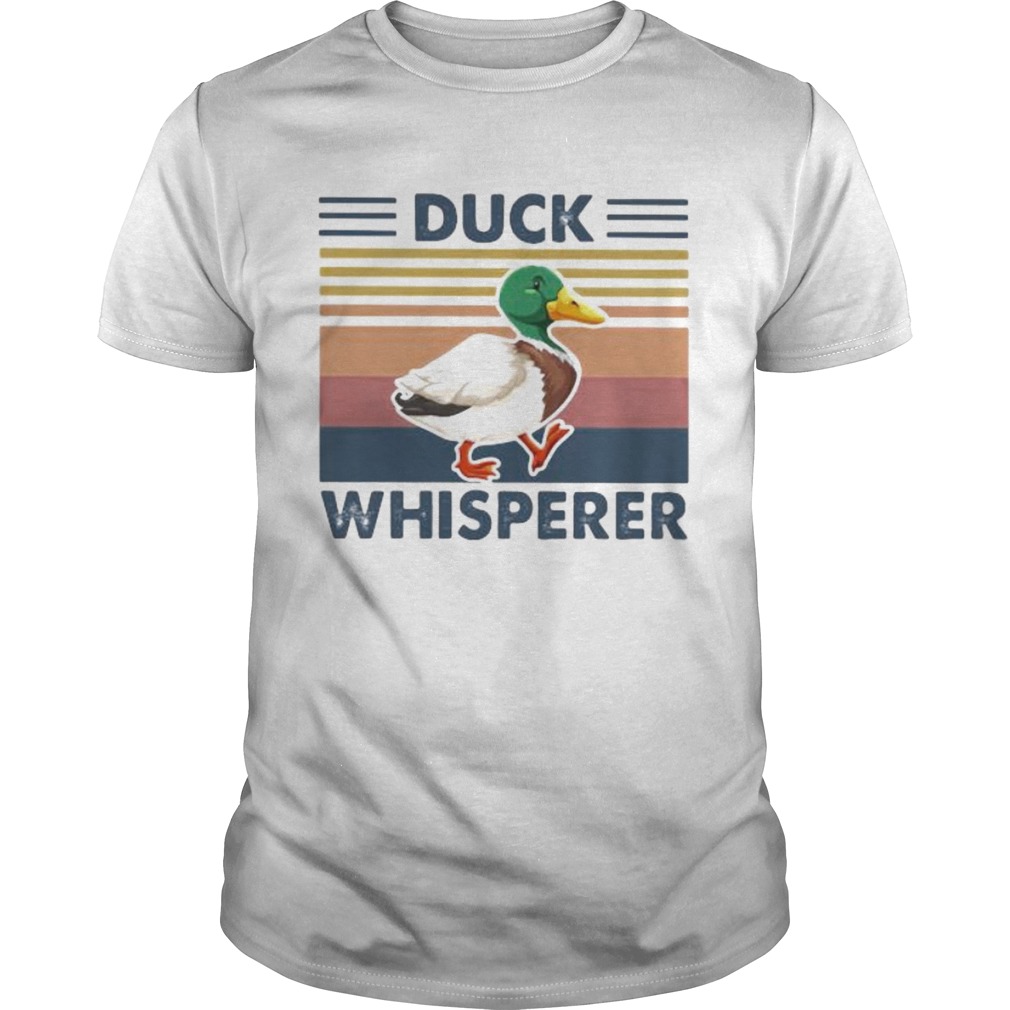DUCK WHISPERER DUCK VINTAGE RETRO shirt