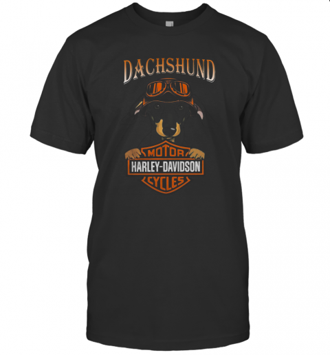 Dachshund Motor Harley Davidson Company T-Shirt