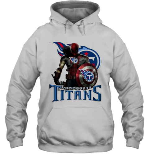 Deadpool Tennessee Titans Logo T-Shirt Unisex Hoodie