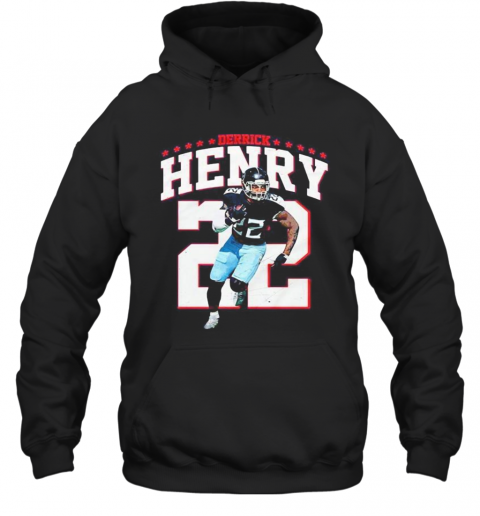 Derrick Henry 22 Tennessee Titans Football T-Shirt Unisex Hoodie