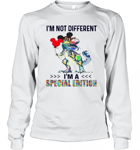 Dinosaurs T Rex I'M Not Different I'M A Special Edition T-Shirt Long Sleeved T-shirt 