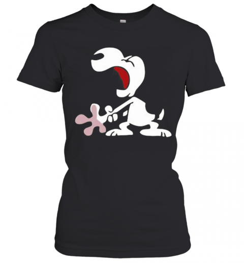 Disney Snoopy Hand Pain T-Shirt Classic Women's T-shirt