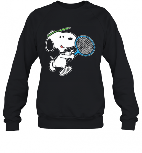 Disney Snoopy Playing Badminton T-Shirt Unisex Sweatshirt
