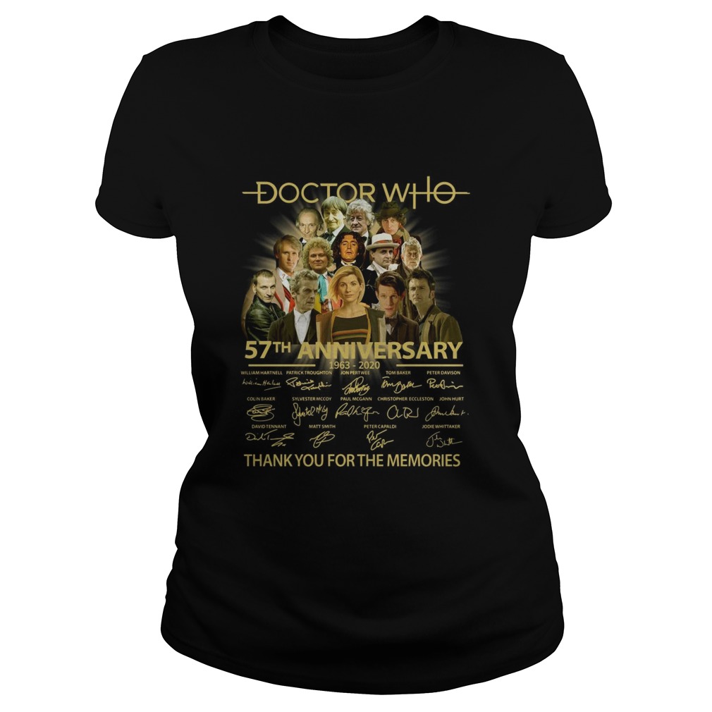 Doctor Who 57th Anniversary 1963 2020 Characters Signatures Classic Ladies