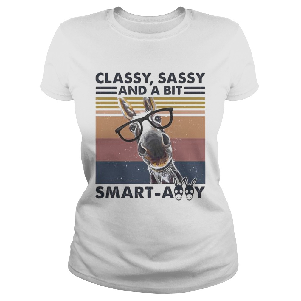 Donkey classy sassy and a bit smartassy vintage retro Classic Ladies