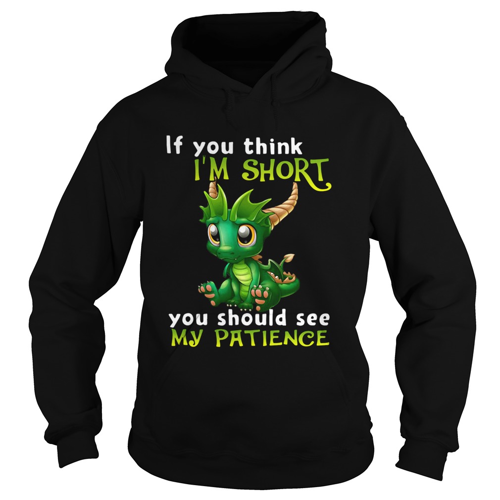 Dragon If You Think Im Short You Should See My Patience Hoodie