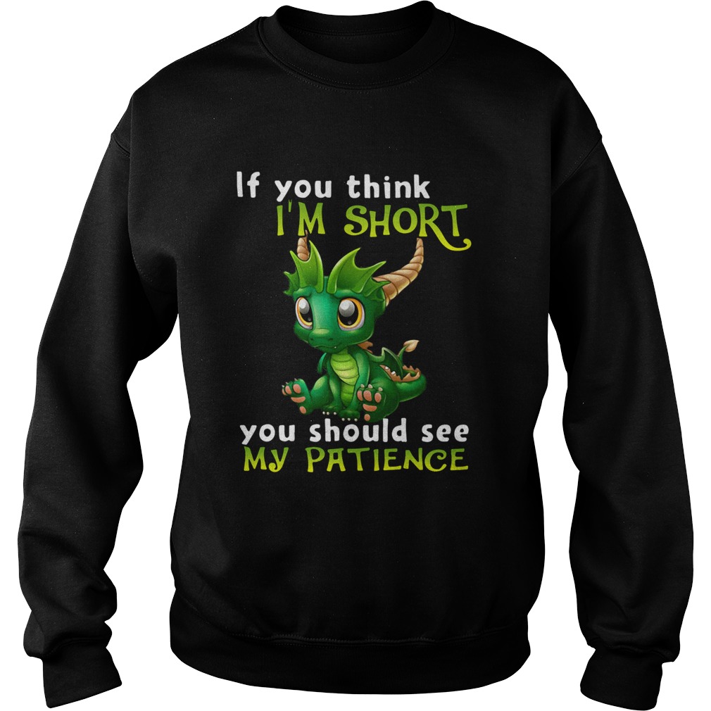 Dragon If You Think Im Short You Should See My Patience Sweatshirt